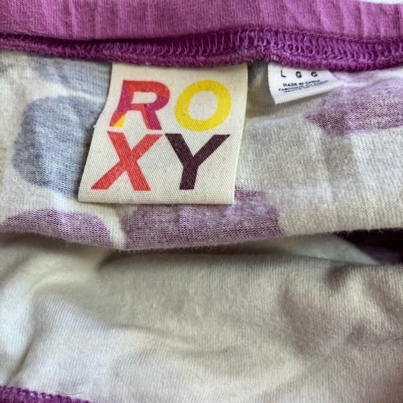 Roxy Purple and White Patterned Top - Picture 6 of 7
